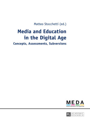 Media and Education in the Digital Age - ebook